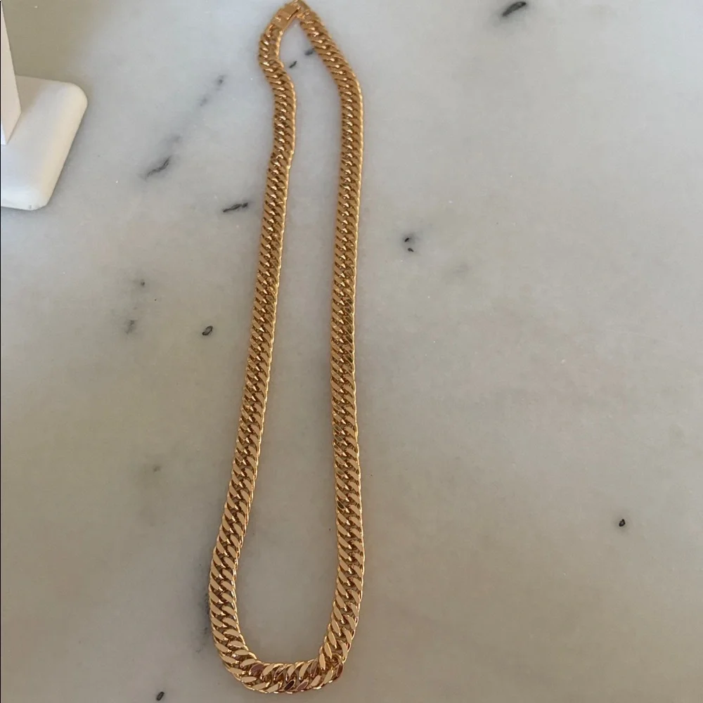 NEW  20” Miami Cuban link chain in Rose 14k Gold over stainless steel #59